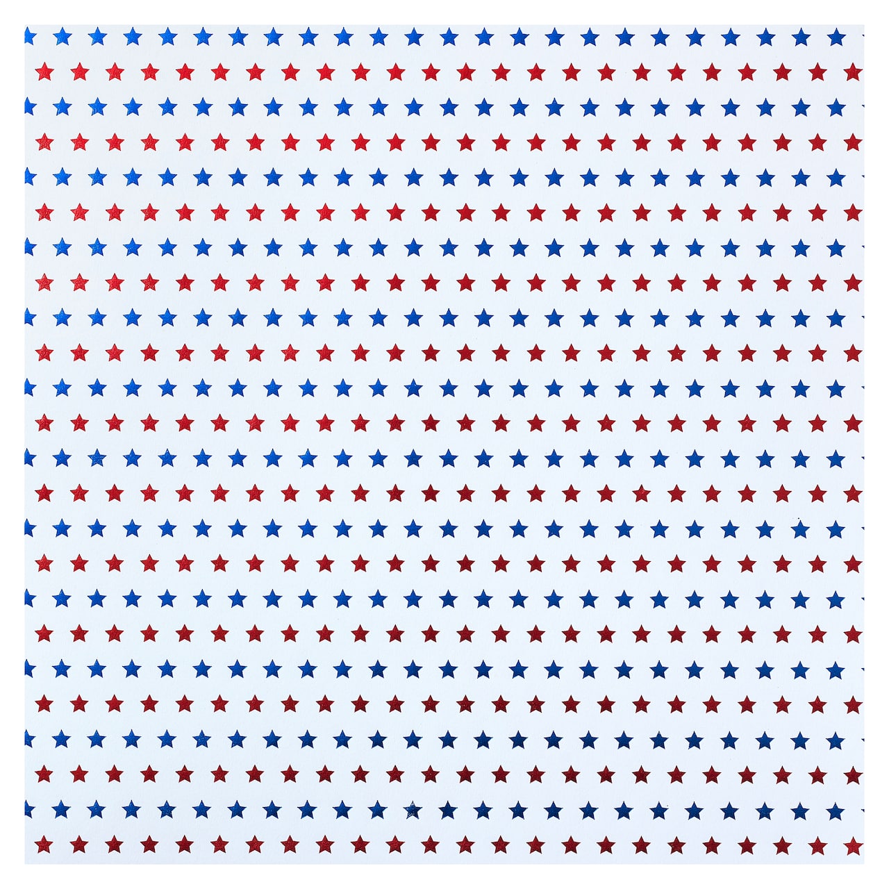 Red &#x26; Blue Star Cardstock Paper by Recollections&#x2122;, 12&#x22; x 12&#x22;